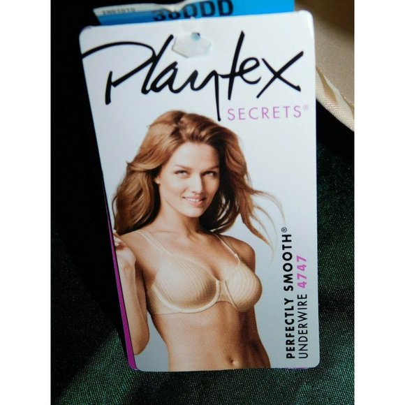 Playtex Secrets Perfectly Smooth T-Shirt beige Bra - Picture 5 of 5